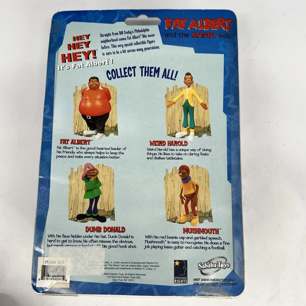 Sababa Toys Fat Albert & The Cosby Kids - Weird Harold - Action Figure -‎ 2005